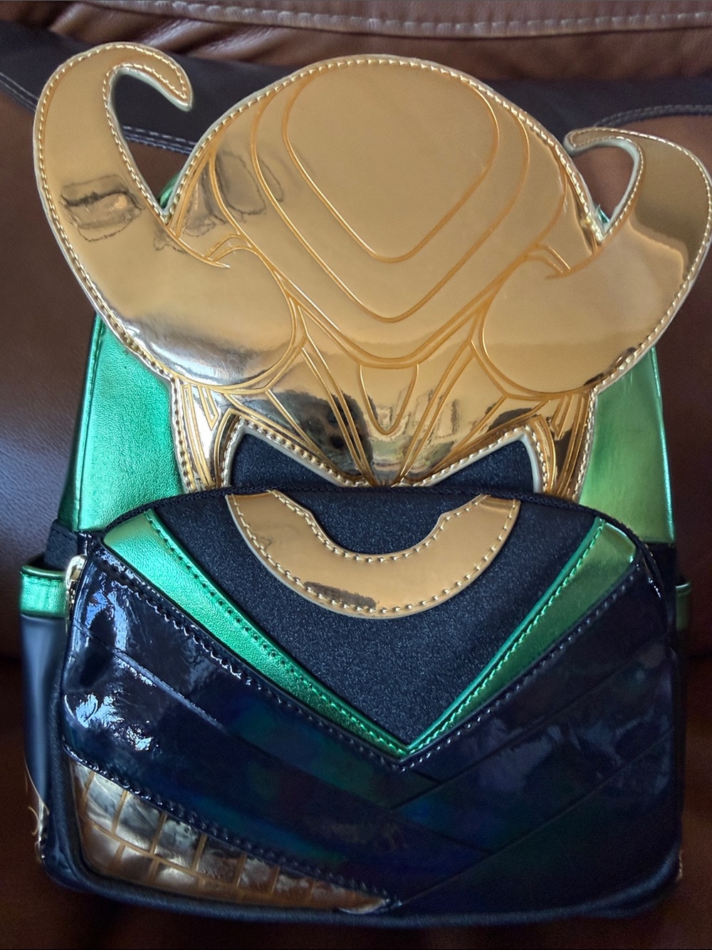 Lounge fly Marvel studios the Infiniti Sega Loki Metallic Bag.